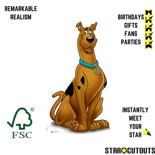 Figurine Scooby-Doo marron 135 cm variant 5 