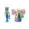 Figurine Roblox bleu ciel violet 2 pièces - miniature