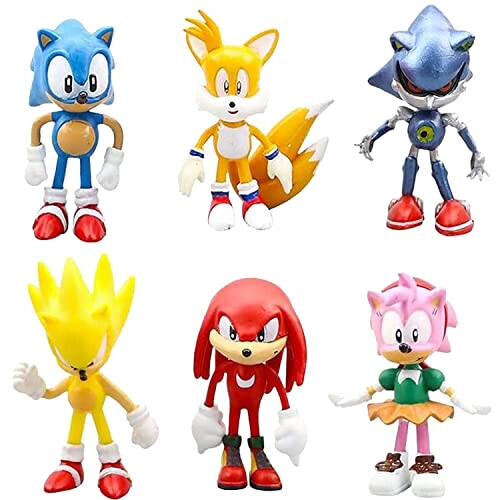 Figurine Sonic 6 pièces