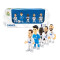 Figurine Real Madrid CF blanc 5 pièces 7 cm - miniature