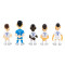 Figurine Real Madrid CF blanc 5 pièces 7 cm - miniature variant 3