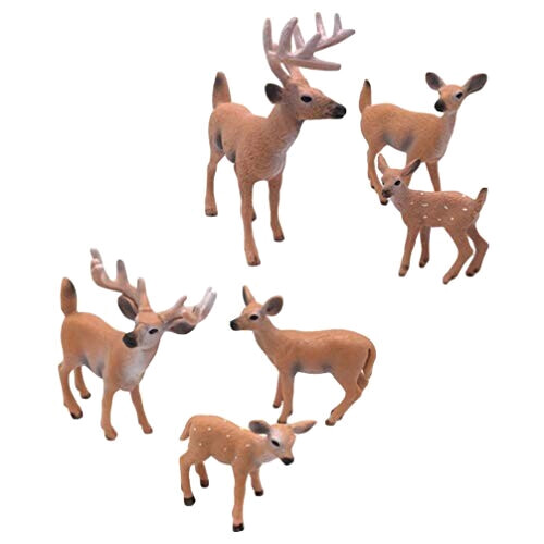 Figurine Cerf image 6 pièces