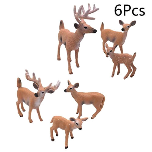 Figurine Cerf image 6 pièces variant 6 