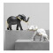 Figurine Éléphant noir 33x26 cm - miniature variant 2