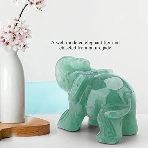 Figurine Éléphant vert 5 cm variant 0 