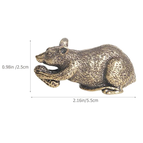 Figurine Souris doré 5.5x2.5 cm variant 2 