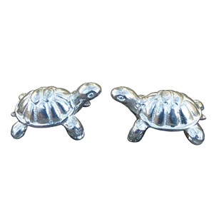 Figurine Tortue argent