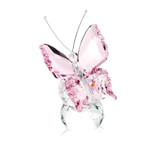 Figurine Papillon rose