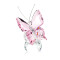 Figurine Papillon rose - miniature