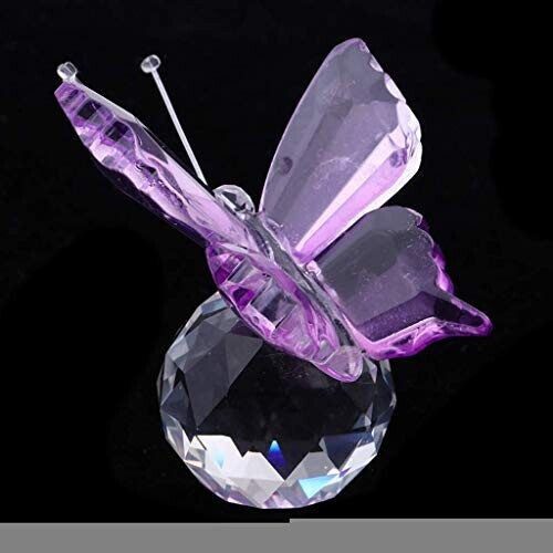 Figurine Papillon violet 5 cm variant 6 