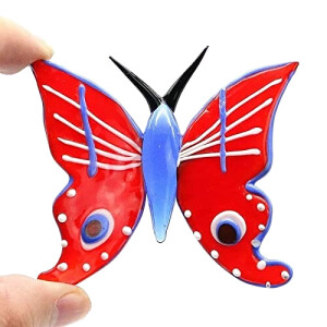 Figurine Papillon rouge