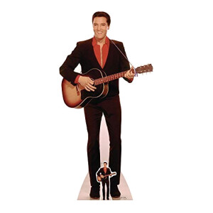 Figurine Elvis Presley rouge 180 cm