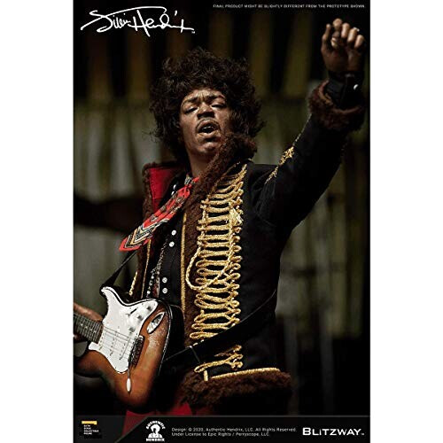 Figurine Jimi Hendrix marron variant 6 