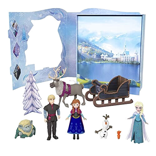 Figurine La reine des neiges multicolour